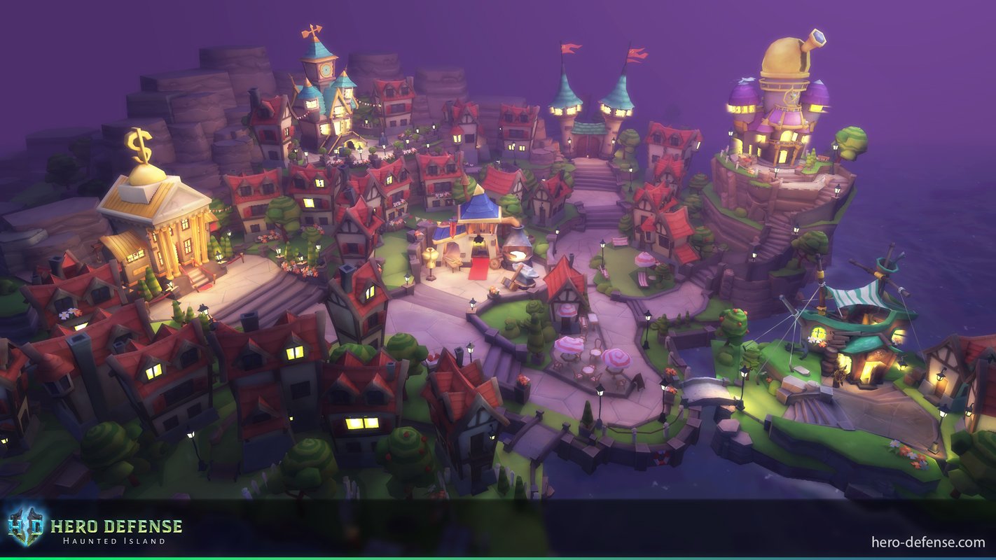 Hero Defense - Haunted Island